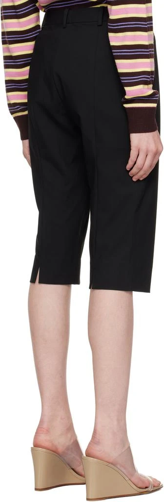 Sandy Liang Black Melvin Capri Shorts 3