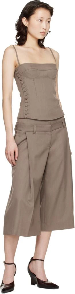 KNWLS Taupe Jett Bustier Top 4