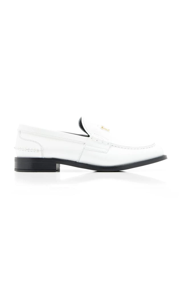 Prada Prada - Leather Loafers - White - IT 37 - Moda Operandi 1