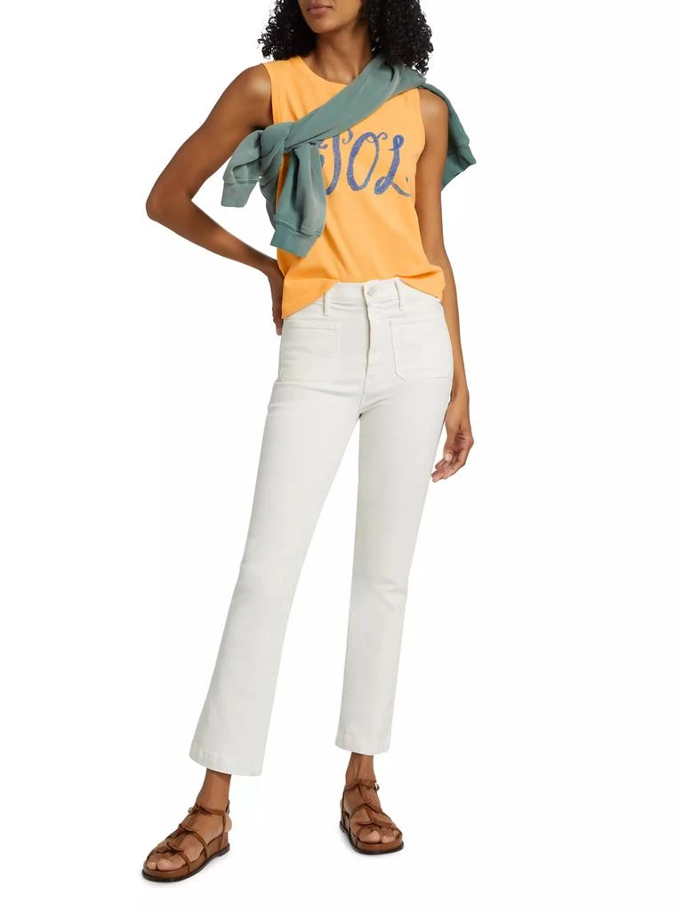 MOTHER The Hustler Patch Pocket Flood Jeans 2