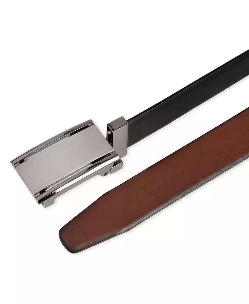 Alfani Men's 2-In-1 Reversible AlfaTech Custom Fit Pressure Locking Plaque Buckle Belt 5