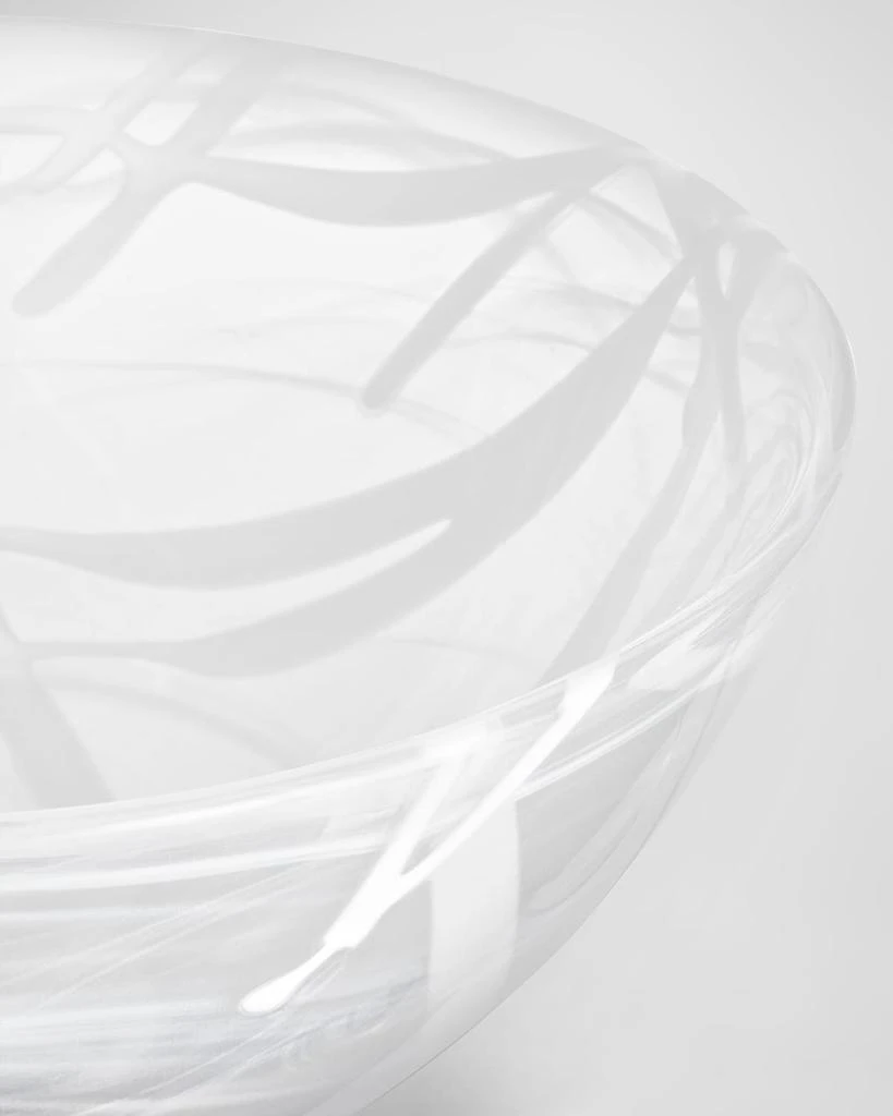 Kosta Boda Contrast White Bowl, Medium 2