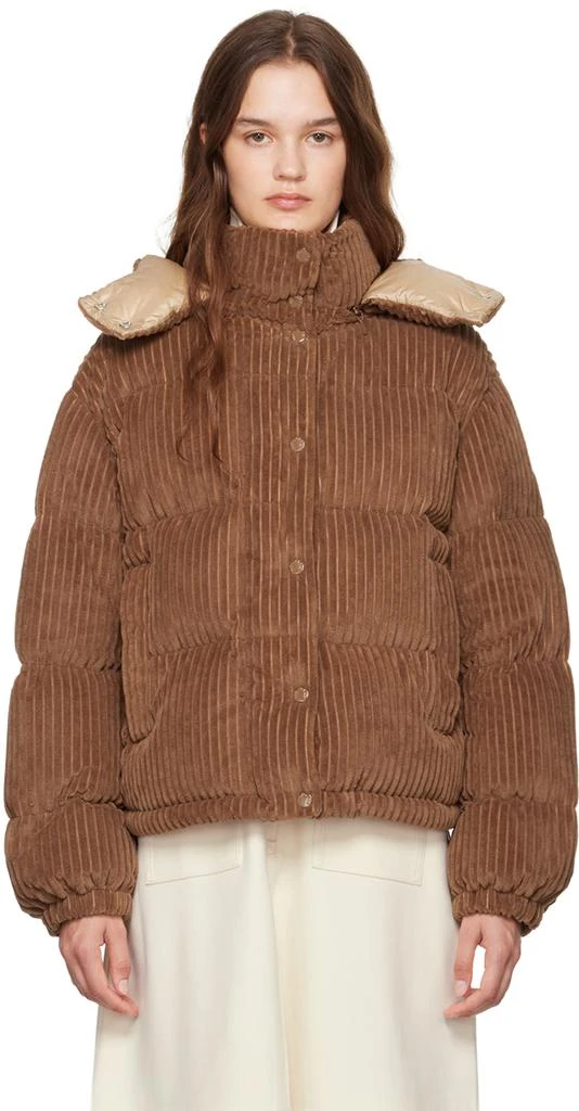 Moncler Brown Daos Down Jacket 1