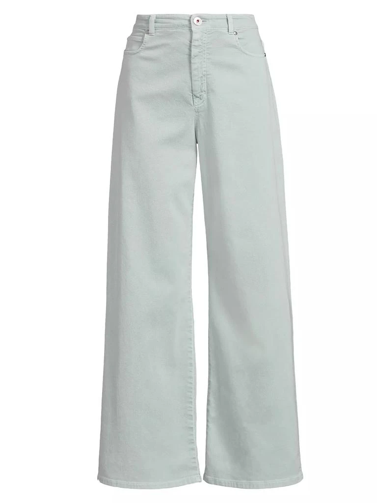Weekend Max Mara Medina Wide-Leg Mid-Rise Jeans 1