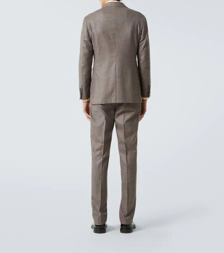 Thom Sweeney Prince of Wales check wool suit 3