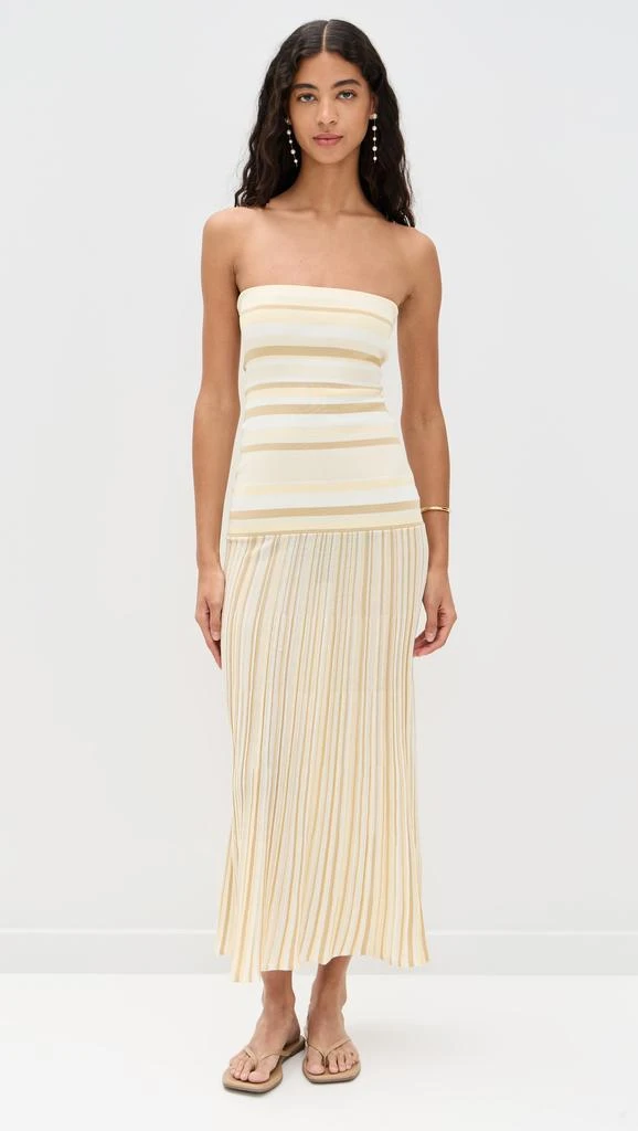 Faithfull the Brand Citara Strapless Dress 4