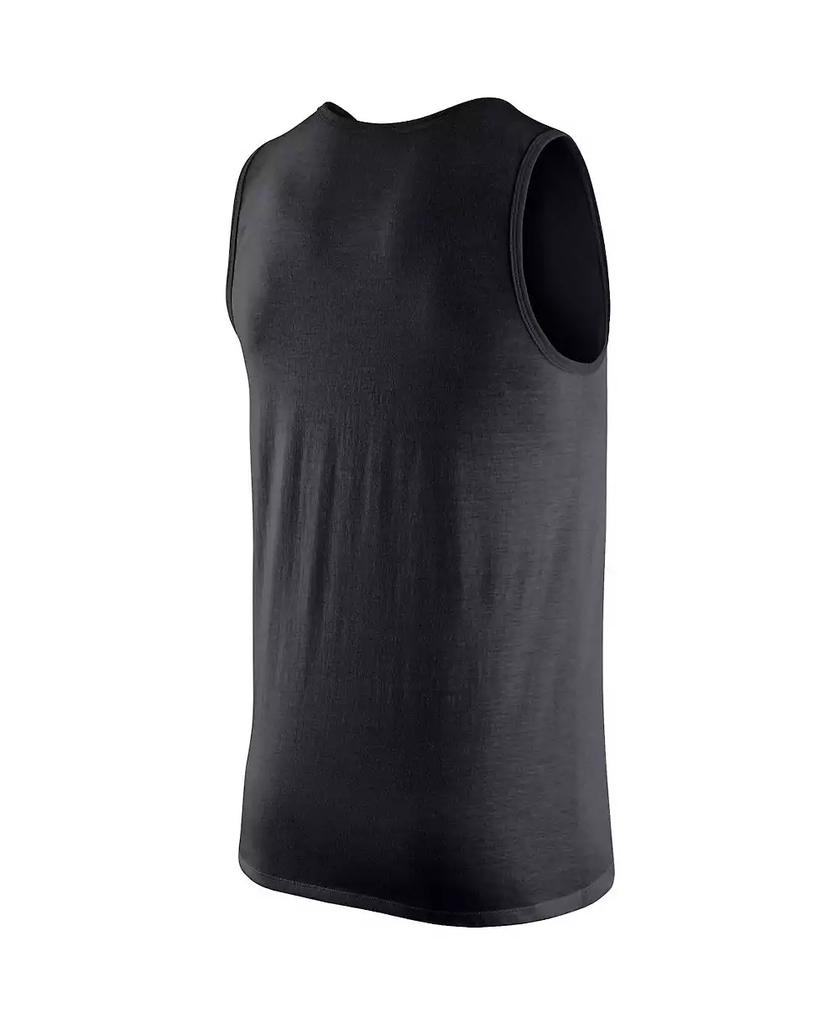 NIKE Men's Black Florida State Seminoles Vintage-like Logo Performance Tank Top