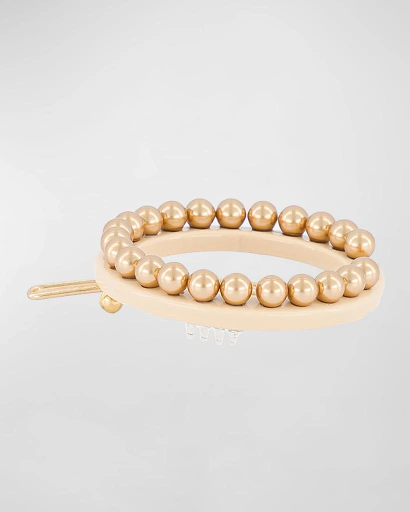 Alexandre de Paris Pearly Ring Side Barrette 3