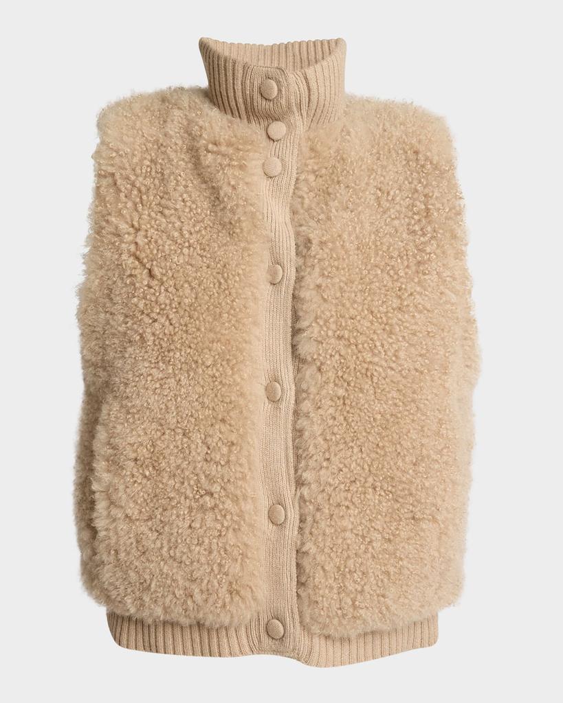 Yves Salomon Gilet Shearling Vest