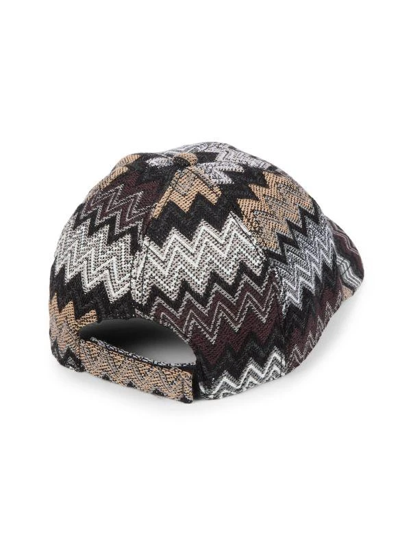 Missoni Chevron Wool-Blend Baseball Cap 2