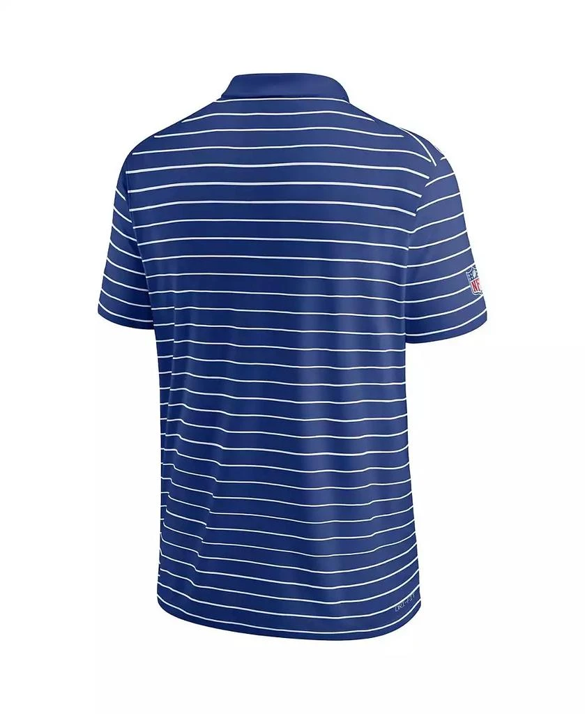 NIKE Men's Royal New York Giants Sideline Lock Up Victory Performance Polo 2