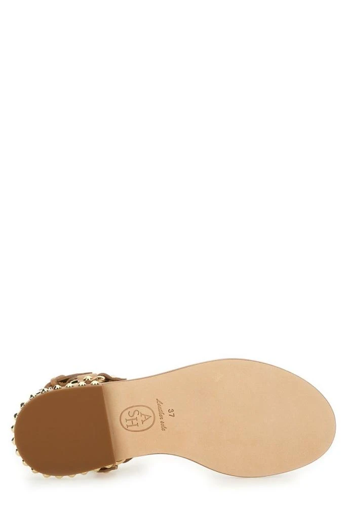 Ash Ash Patsy Bis Printed Stud Embellished Flat Sandals 5