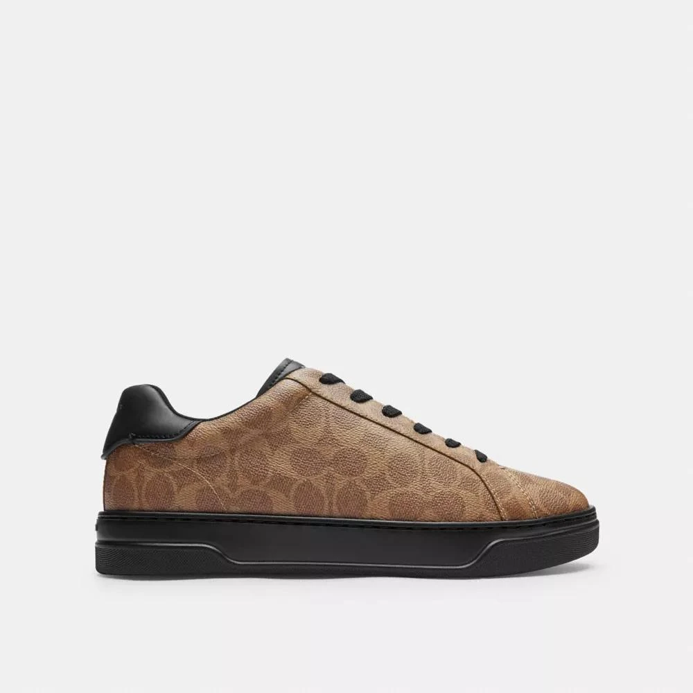 Coach High Line Sneaker In Signature Canvas 1
