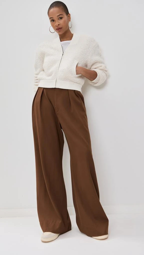 Sablyn Shrunken Sherpa Bomber 4