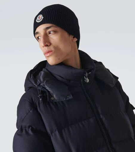 Moncler Logo wool beanie 3