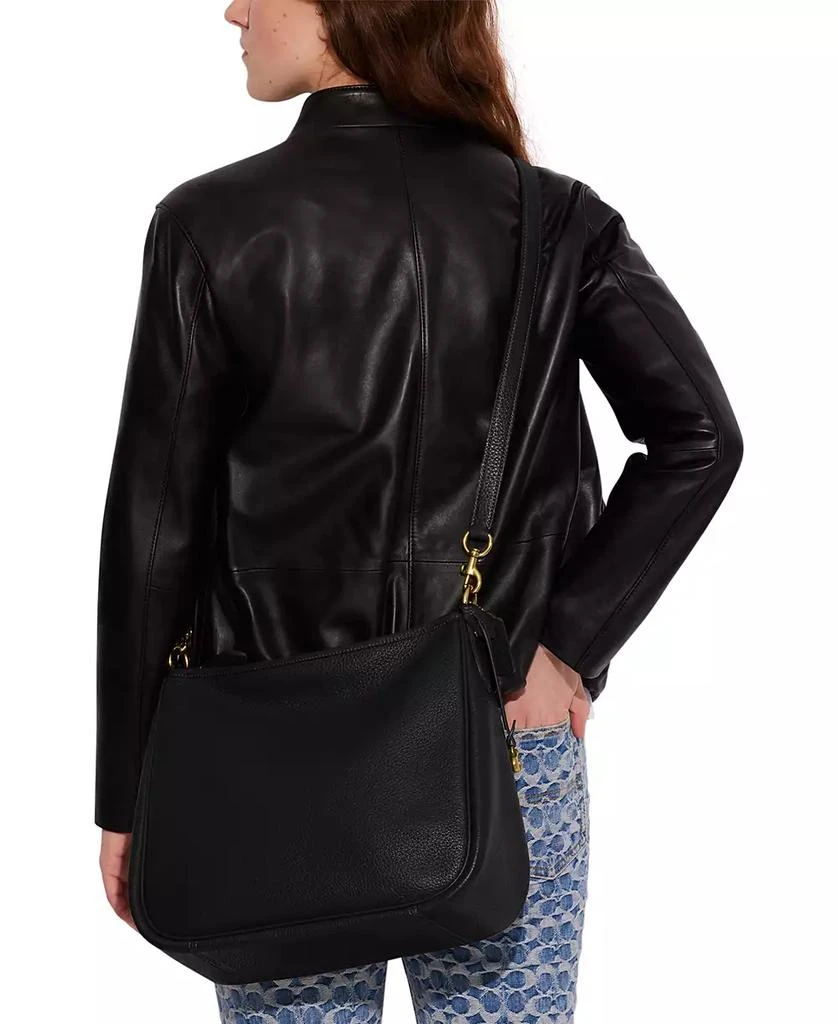 Coach Soft Pebble Leather Cary Shoulder Bag with Convertible Straps 7
