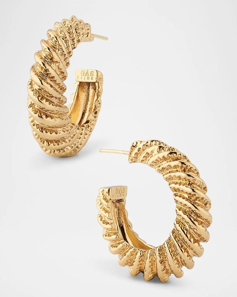 GAS Bijoux Tiki Hoop Earrings 3