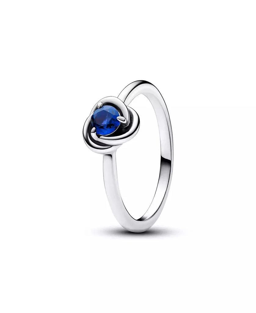 PANDORA Sterling Silver Birthday Stone Circle Ring 1