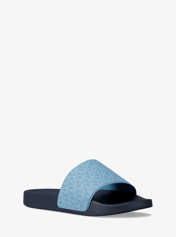 Michael Kors Dawson Signature Logo Slide Sandal
