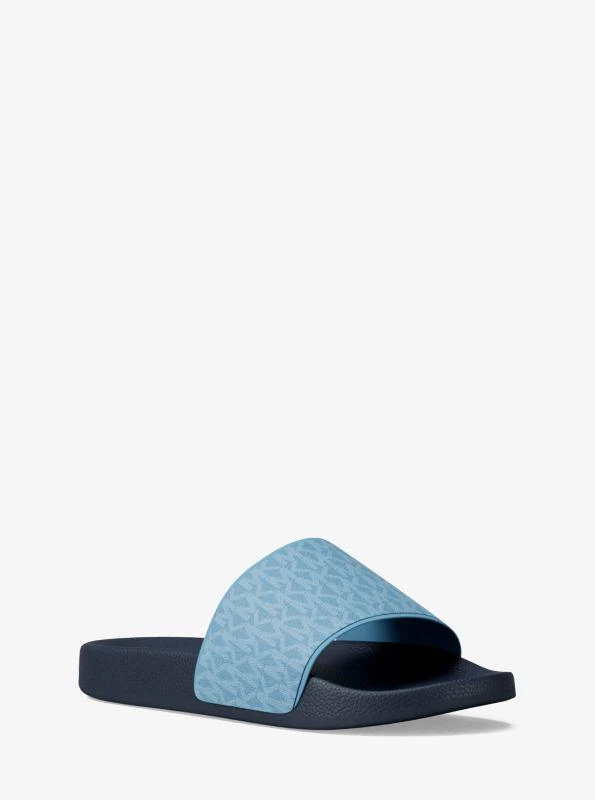 Michael Kors Dawson Signature Logo Slide Sandal 1