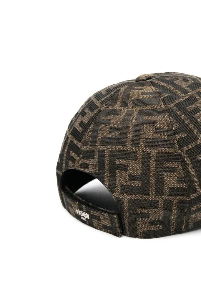 Fendi FF Leather Peak Cap 2
