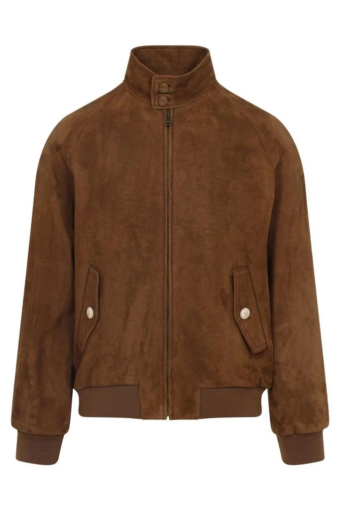 Valentino Valentino Zip-Up Mock Neck Jacket from Cettire