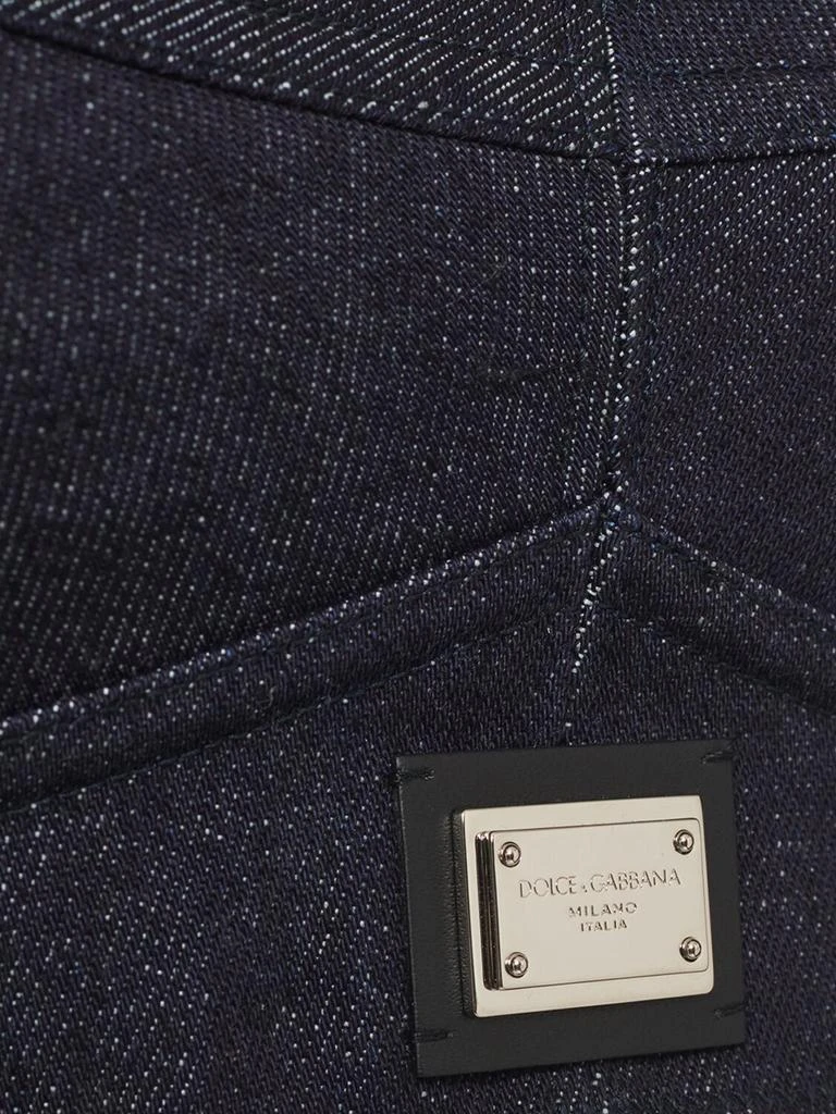 Dolce & Gabbana Cotton Denim Bra Top 4