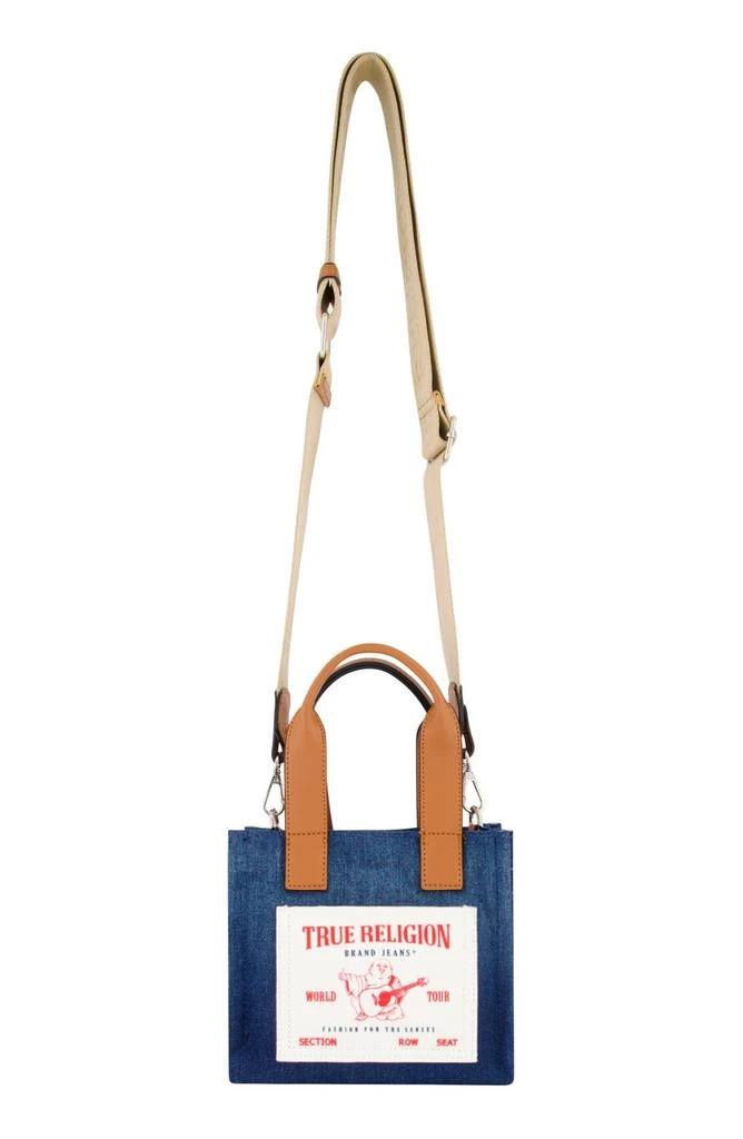 True Religion Mini Denim Tote Bag 6