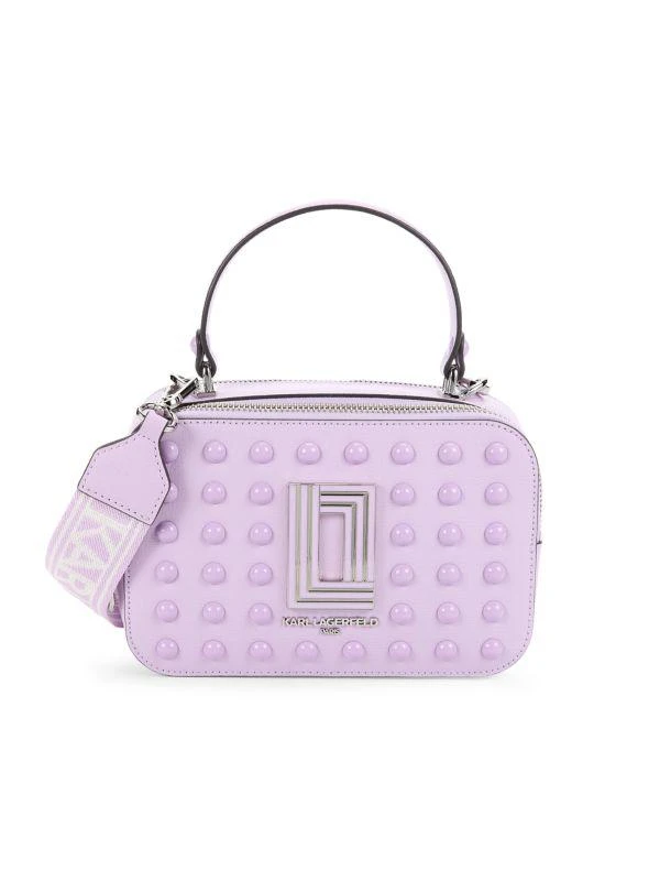 Karl Lagerfeld Paris Simone Studded Leather Camera Bag 1