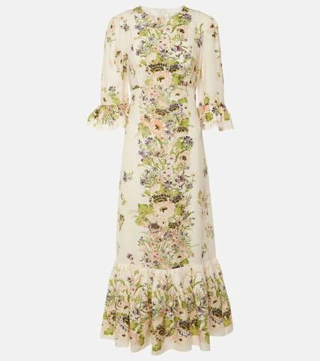 Halliday floral ruffled linen maxi dress  On Sale Now with Up to 32% Off |  Discover Exclusive Deals & Savings at BeyondStyle  Authentic Zimmermann  dresses|maxi dresses|clothing|women|designers|w|m|e|n|o|zimmermann with  Limited-Time Discounts, Free