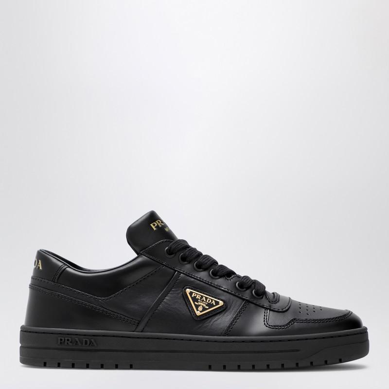 Prada Black leather Downtown sneakers