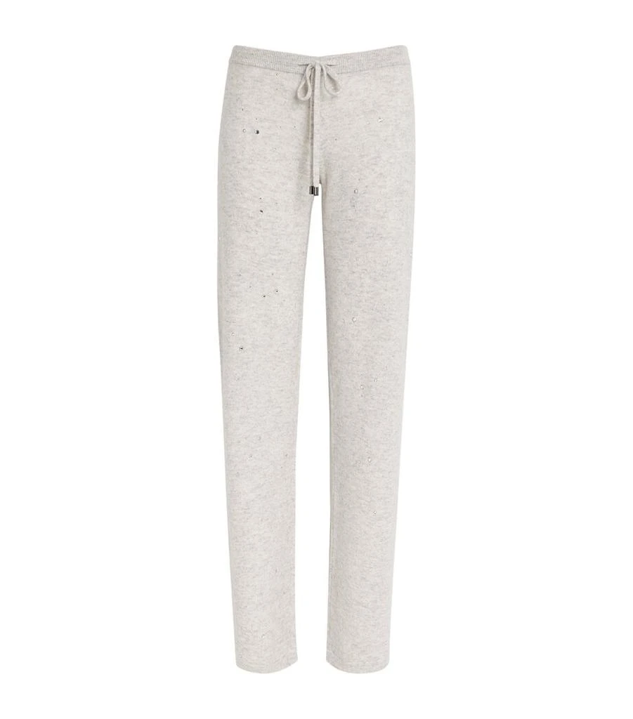 William Sharp Cashmere Crystal-Embellished Sweatpants 1
