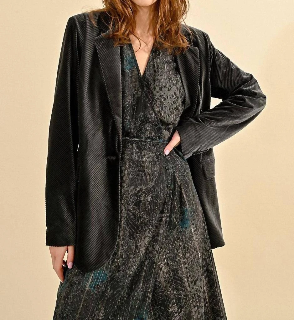 Molly Bracken Molly Bracken - Velvet Corduroy Blazer 6