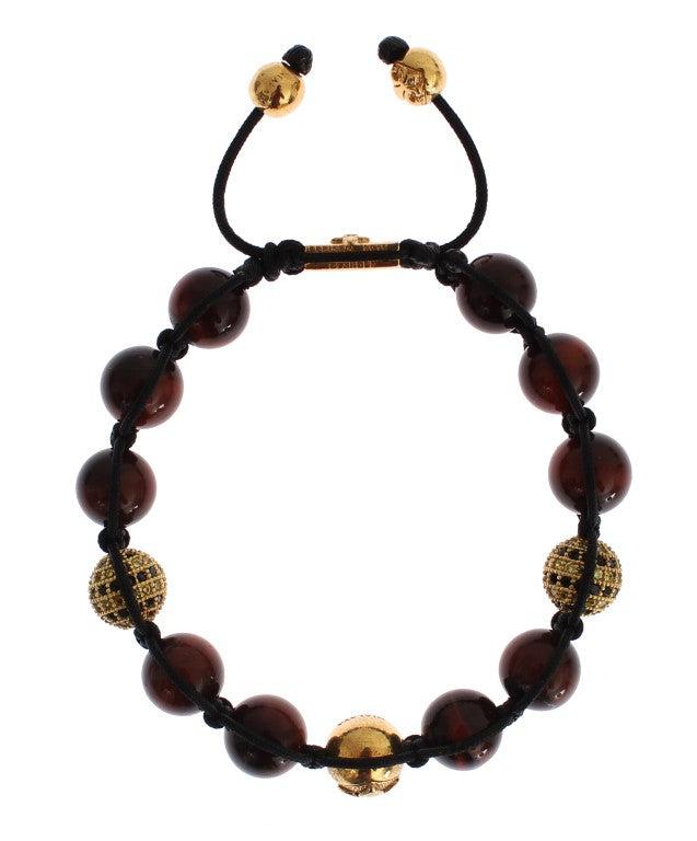 Nialaya Radiant  Tiger Eye & CZ  Women's Bracelet