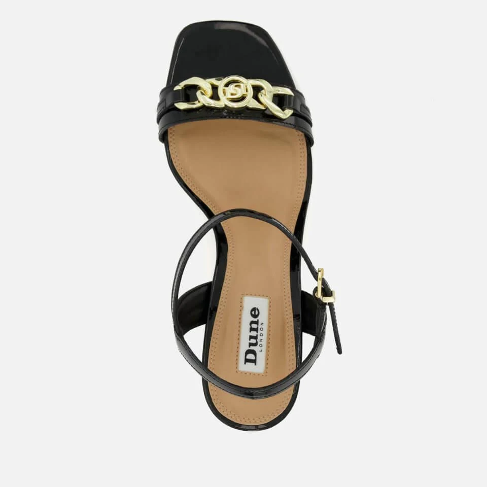 Dune DUNE LONDON WOMEN'S MANUAL BLOCK HEELED LEATHER SANDALS 3