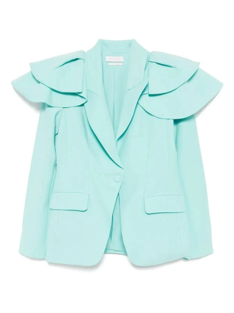 Saiid Kobeisy Ruffled Tailored Jacket