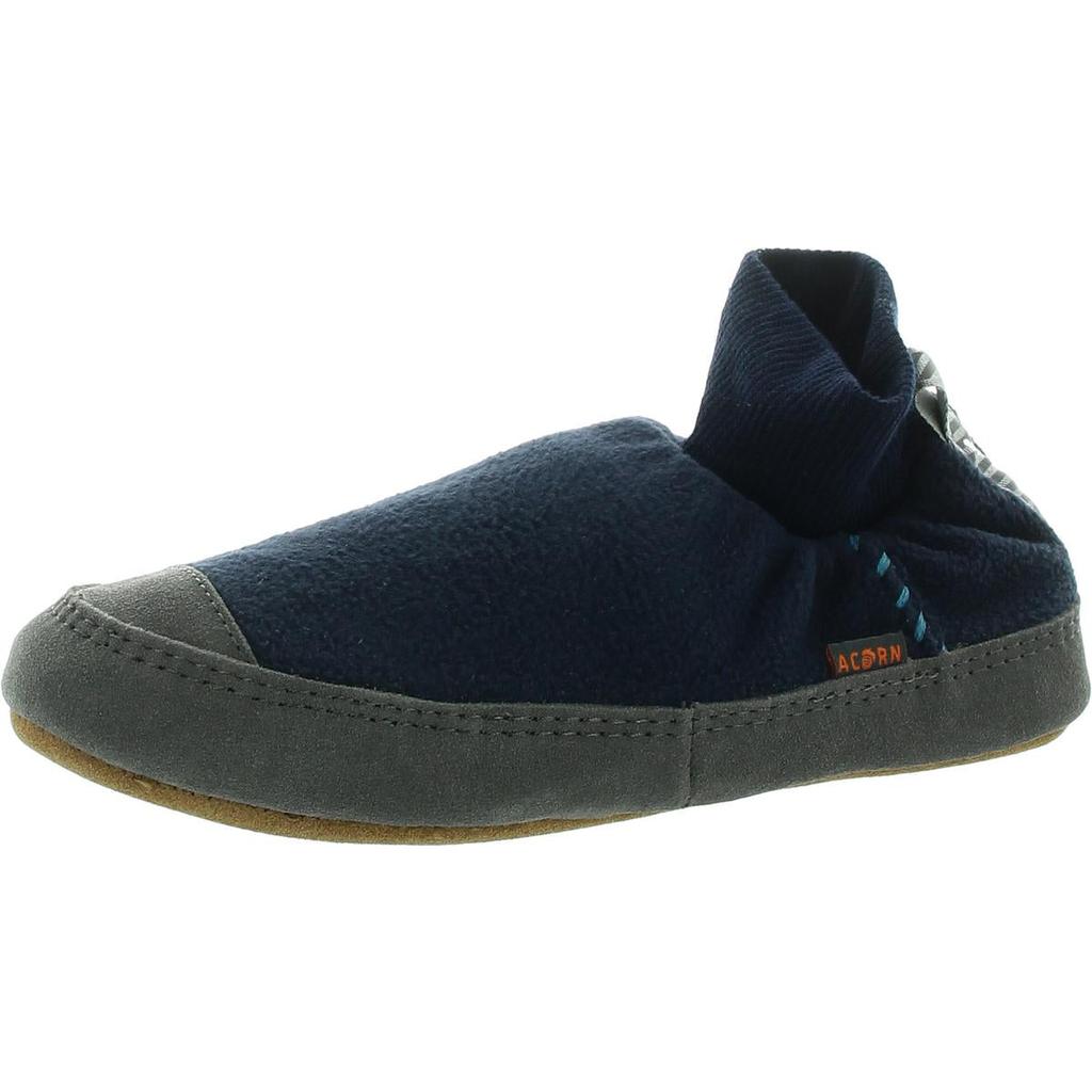Acorn Mens Stretch Faux Fur Bootie Slippers
