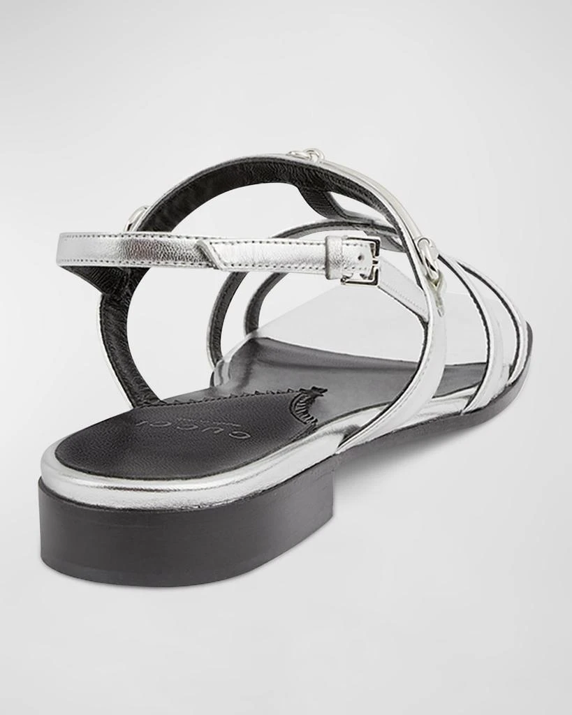 Gucci Divine Leather Slingback Sandals 3
