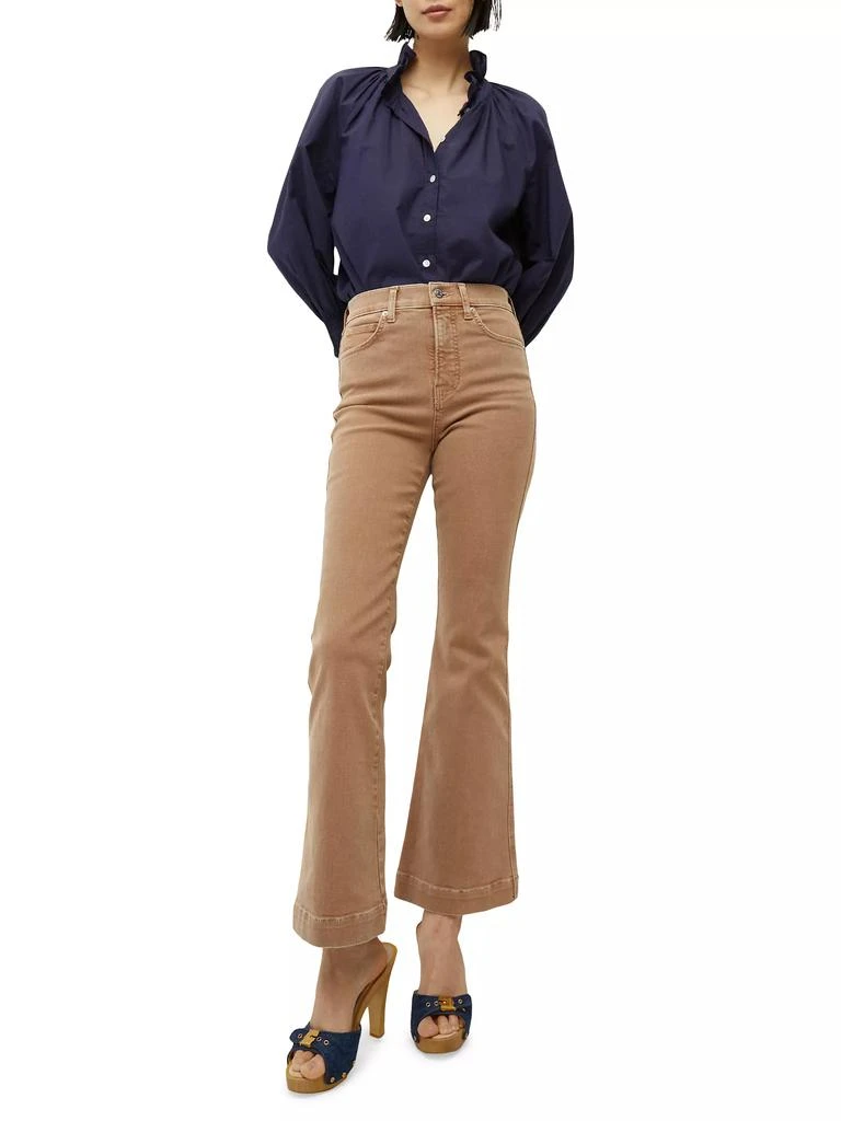 VERONICA BEARD Carson High-Rise Flare Pants 2