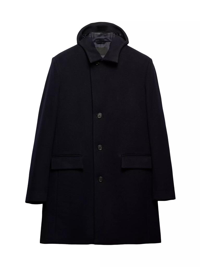 コート PRADA SINGLE-BREASTED COAT IN WOOL Prada Single Breasted Wool Coat | Saks Fifth Avenue