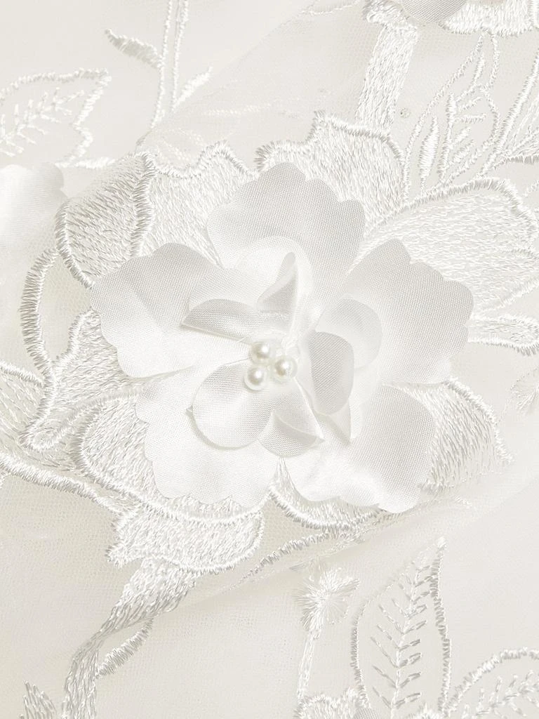 BRONX AND BANCO Anastasia Floral Appliqué Gown 7