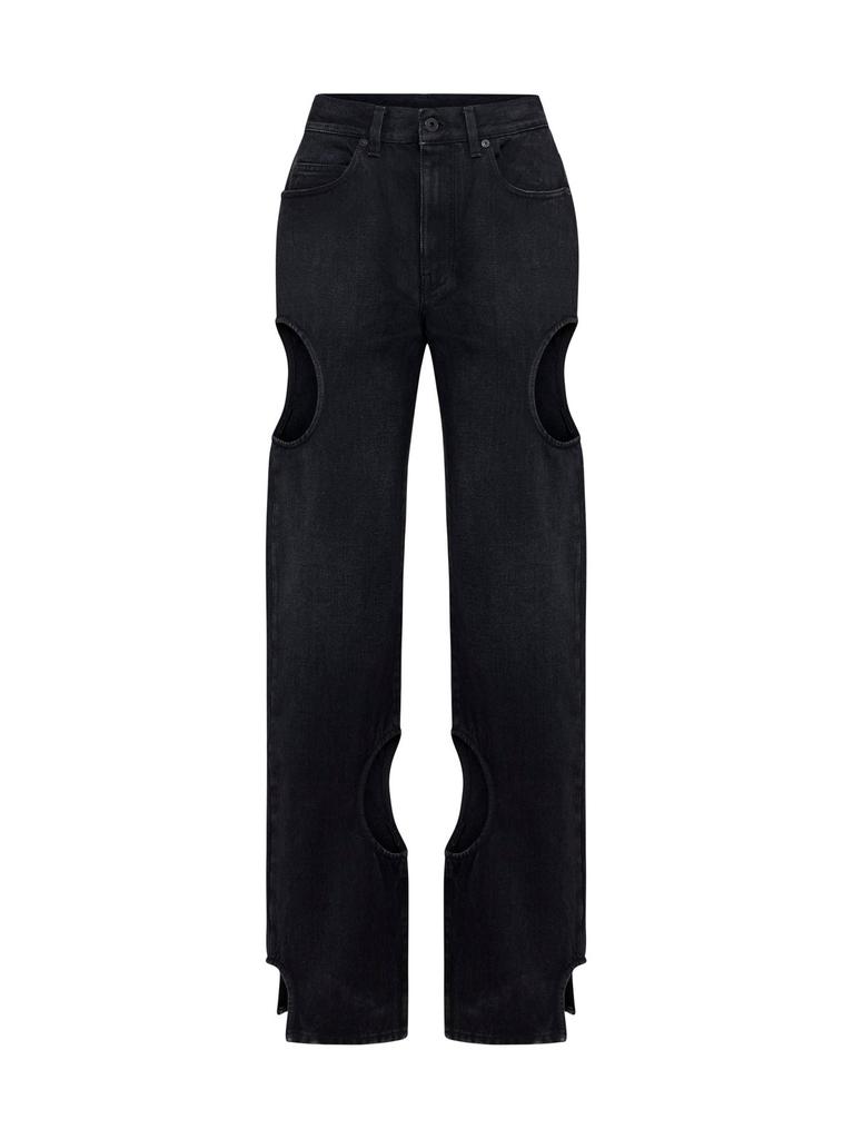 ボトムスその他 Off-White Oversized cargo jeans in burnt denim Off-White Oversized cargo jeans in burnt denim - Leggings