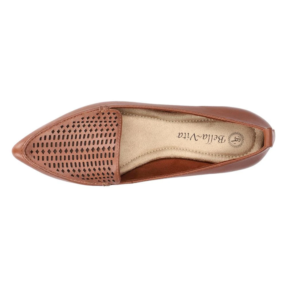 Bella Vita Alessi Perforated Slip On Flats 4
