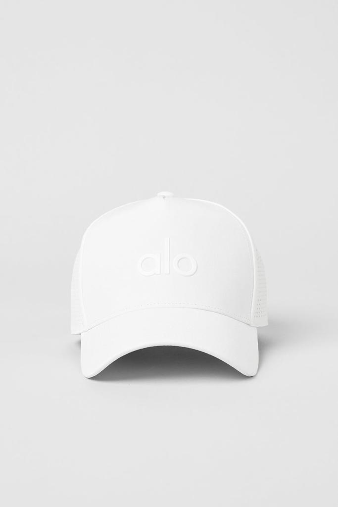 Alo Performance District Trucker Hat - White - Hats - Free