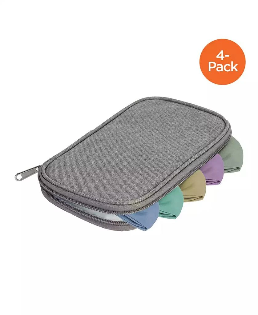 Honey Can Do CLOSEOUT! 4-Pack Face Mask Storage Pouches 8