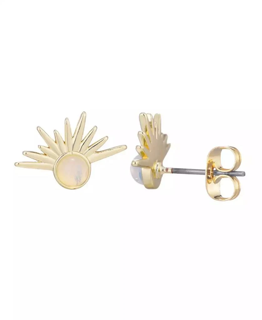 ADORNIA Gold Opal Sunrise Stud Earrings