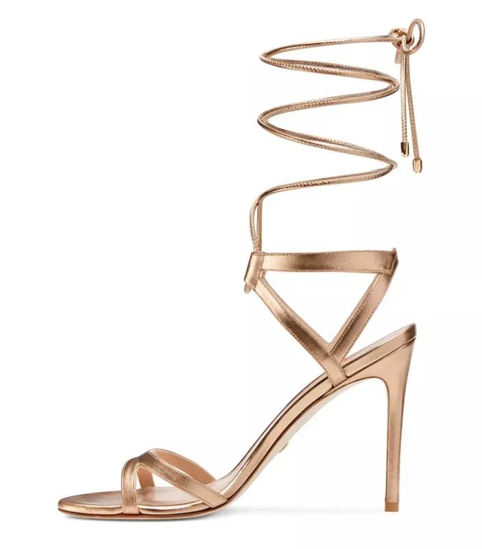 Stuart Weitzman SOIREE 100 LACE-UP SANDAL 3