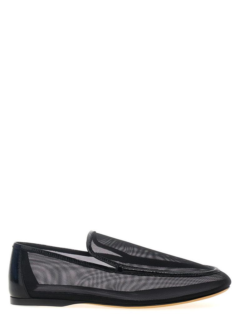 【関税込み】KHAITE ベージュ The Marcy バレエシューズ Marcy Flat in Beige Mesh with Crystals – KHAITE