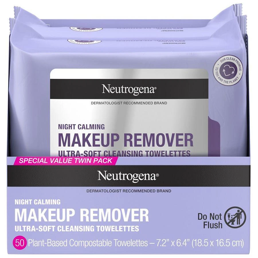 Neutrogena Night Calming Facial Cleansing Wipes Unspecified 1