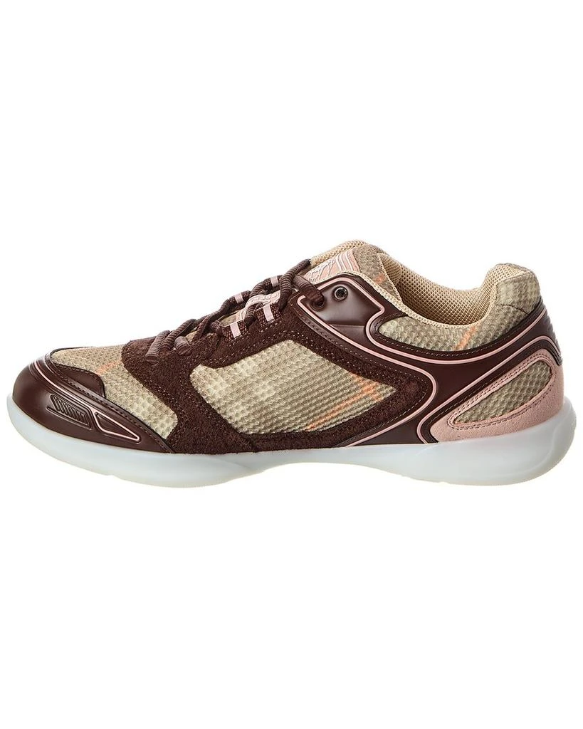 Burberry Check Mesh 
Suede Sneaker 2